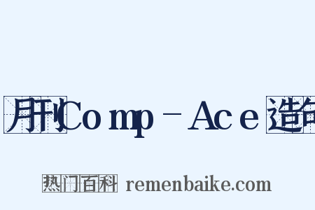月刊Comp-Ace造句是什么意思的图片